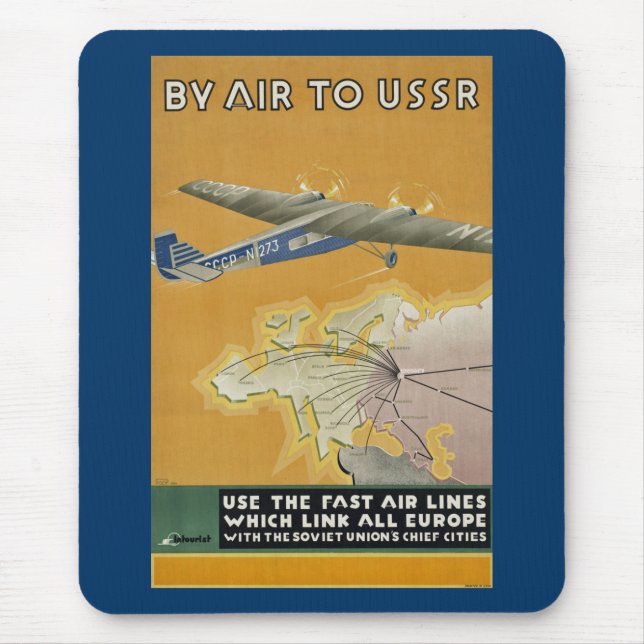 Mit dem Luftverkehr in die UdSSR Mousepad (Vorne)