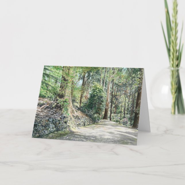 Mit dem Sommer vor mir... Dankeskarte (Vorderseite)