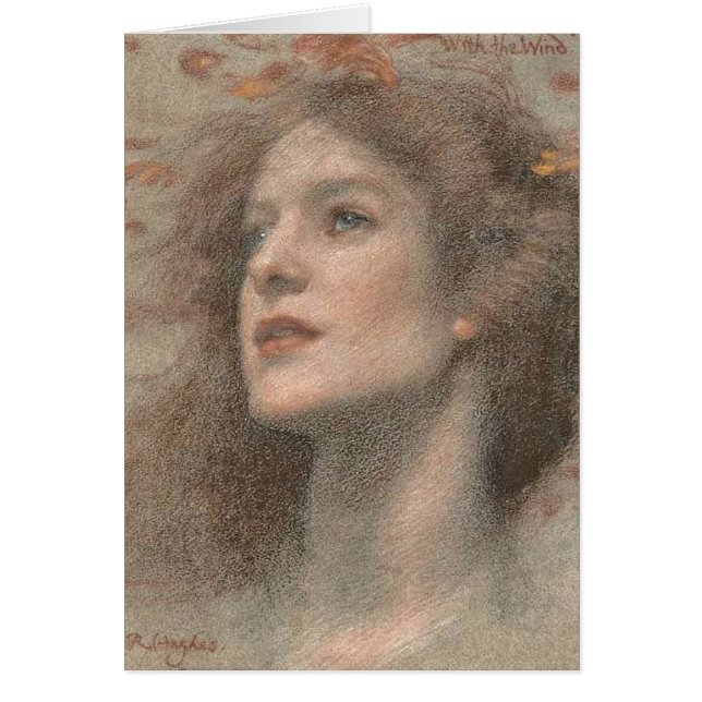 Mit dem Wind, der Herbst personifiziert (Vorne)