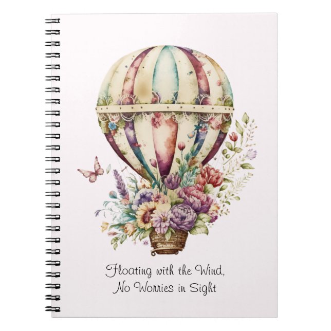 Mit dem Wind schweben Notizblock (Vorderseite)