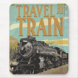 Mit dem Zug reisen Mousepad