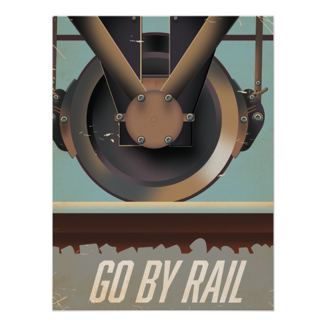 Mit dem Zug reisen Poster (Vorderseite)