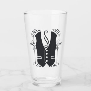 Mit den Stümpern verbunden Glas