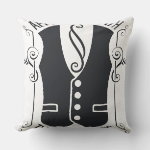 Mit den Stümpern verbunden Kissen