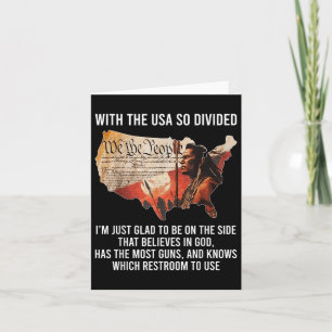 Mit den USA, die so gespalten sind, glauben die Ur Karte