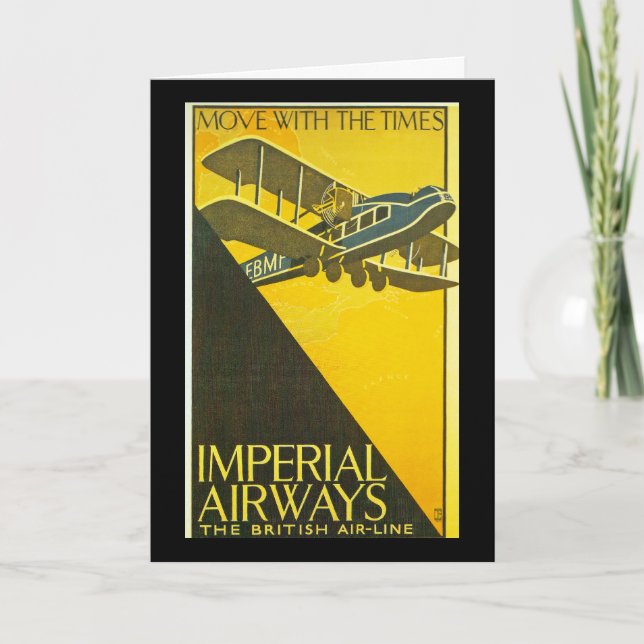 Mit den Zeiten fortfahren Karte (Vorderseite)