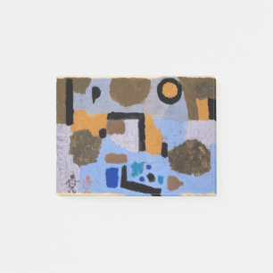 Mit den zwei verlorenen (1938) Gemälden Paul Klee Post-it Klebezettel