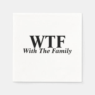 Mit der Familie Napkins Serviette