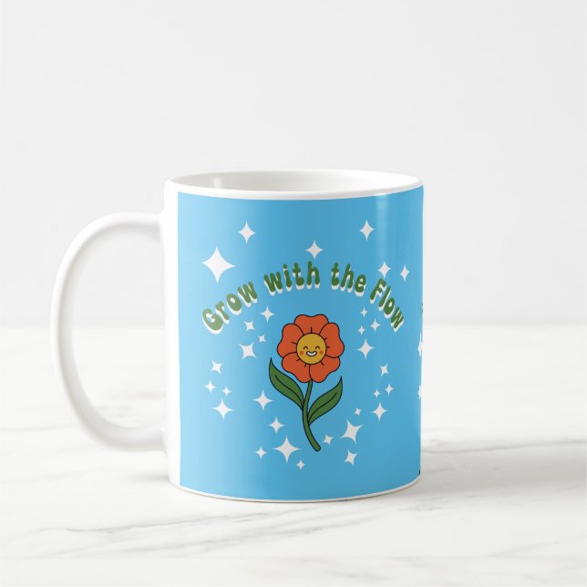 Mit der Flow-Tasse wachsen Kaffeetasse (Links)