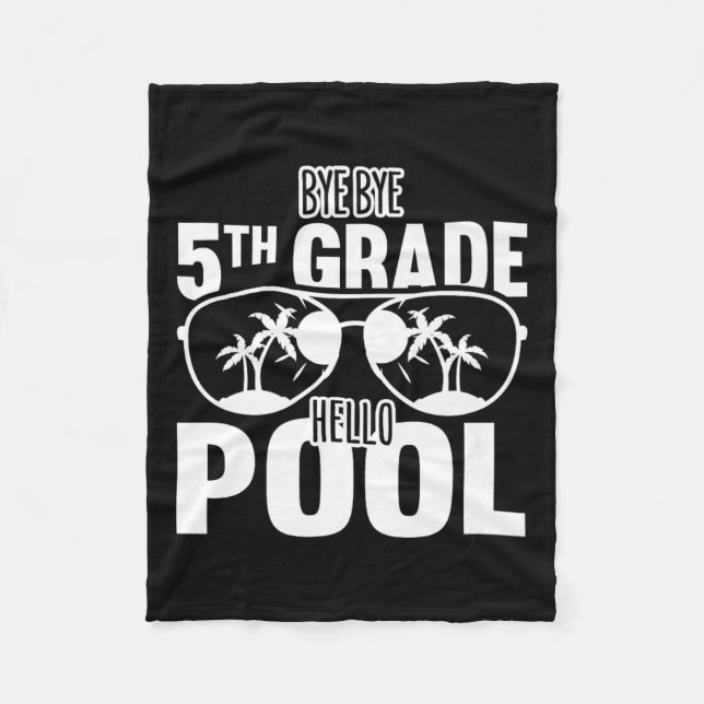Mit der fünften Klasse Hallo Pool Lehrer oder Stud Fleecedecke (Vorderseite)