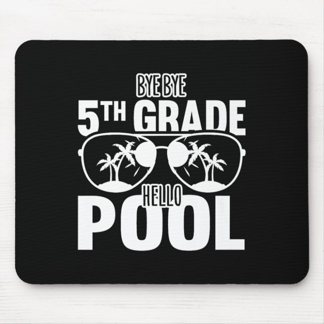 Mit der fünften Klasse Hallo Pool Lehrer oder Stud Mousepad (Vorne)