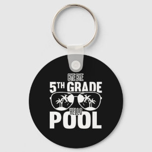 Mit der fünften Klasse Hallo Pool Lehrer oder Stud Schlüsselanhänger