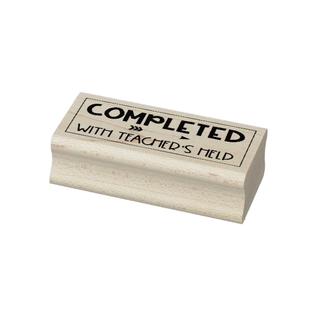 Mit der Lehrerassistenzabteilung abgeschlossen Gummistempel (Stempel)