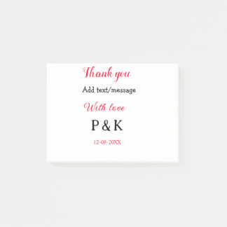 Mit der Liebe fügen Sie ein paar Namen Buchstaben  Post-it Klebezettel