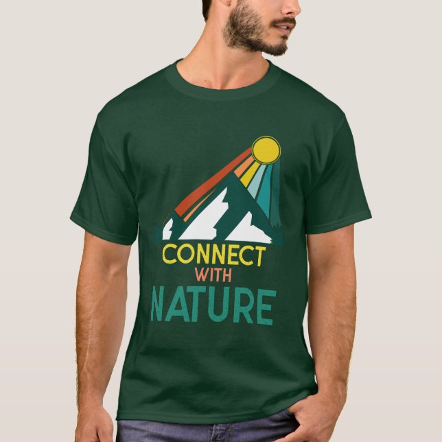 Mit der Natur verbinden - Sommer. T-Shirt (Vorderseite)
