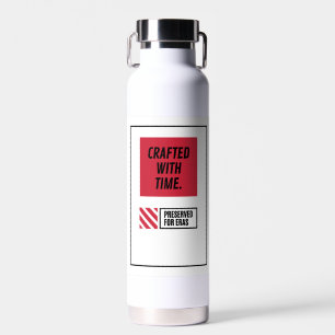 Mit der Zeit gefertigte Kupfer-Vakuumisolierflasch Trinkflasche