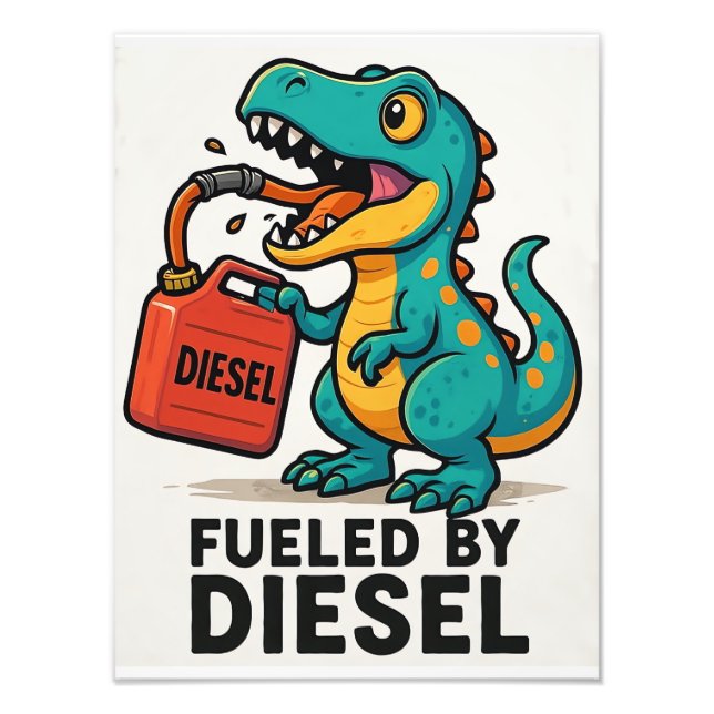 Mit Diesel betrieben Fotodruck (Vorne)