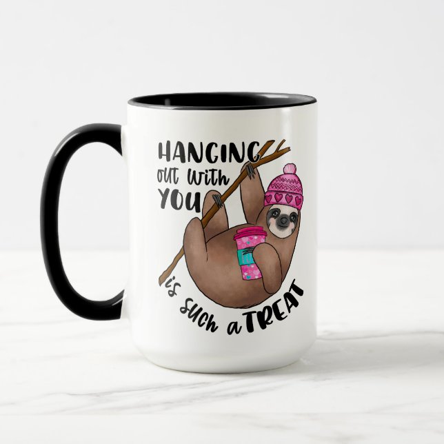 Mit Dir Funny Valentine's Day Tasse (Links)