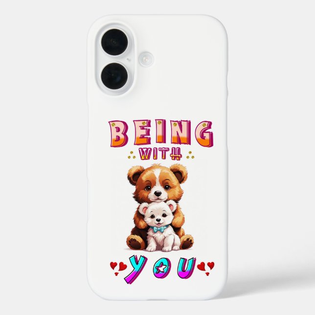 Mit dir sein iPhone 16 hülle (Rückseite)