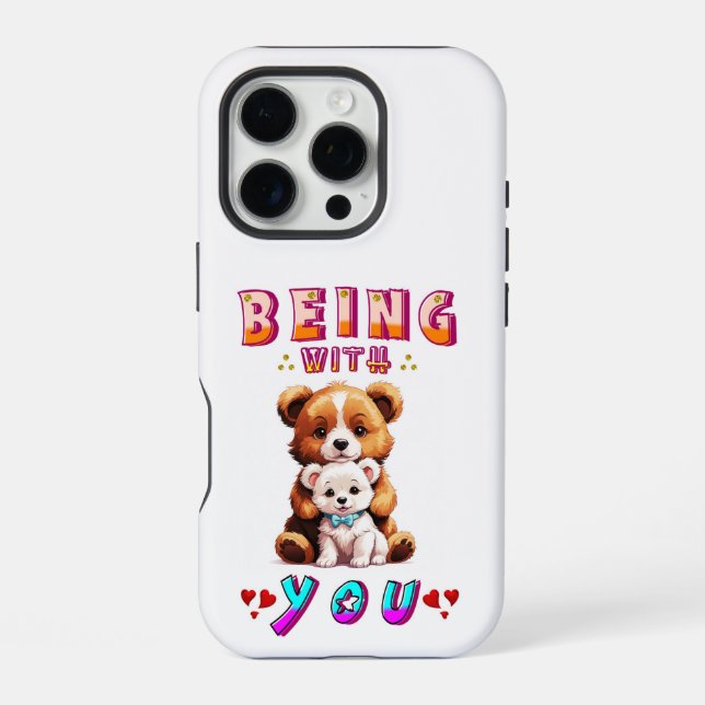 Mit Dir Sein iPhone 16 Pro Hülle (Rückseite)