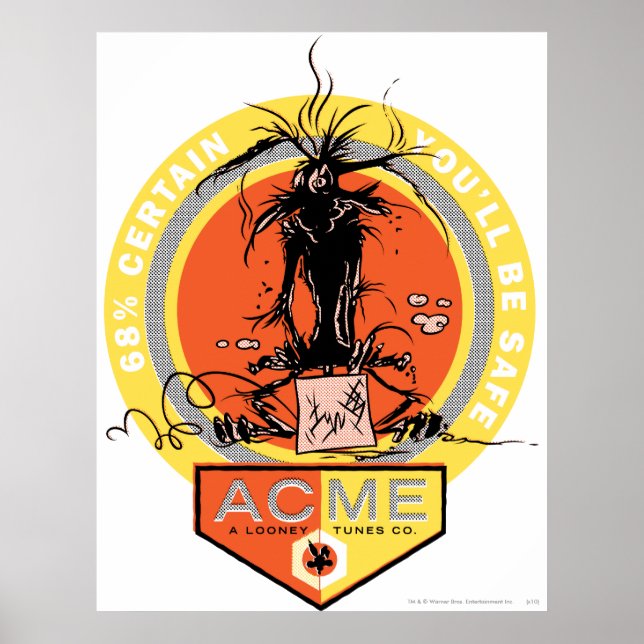 Mit E Coyote Acme - 68% sicher, dass Sie sicher si Poster (Vorne)