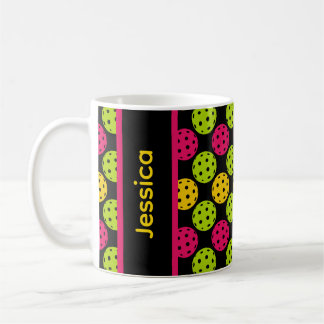 Mit eigenem Namen Sip & Smash Pickleball Kaffeetasse