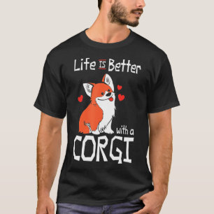 Mit einem Corgi Hund Corgi T-Shirt