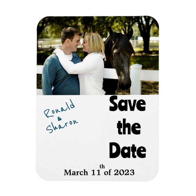 Mit einem Foto Magnet (Vertikal)