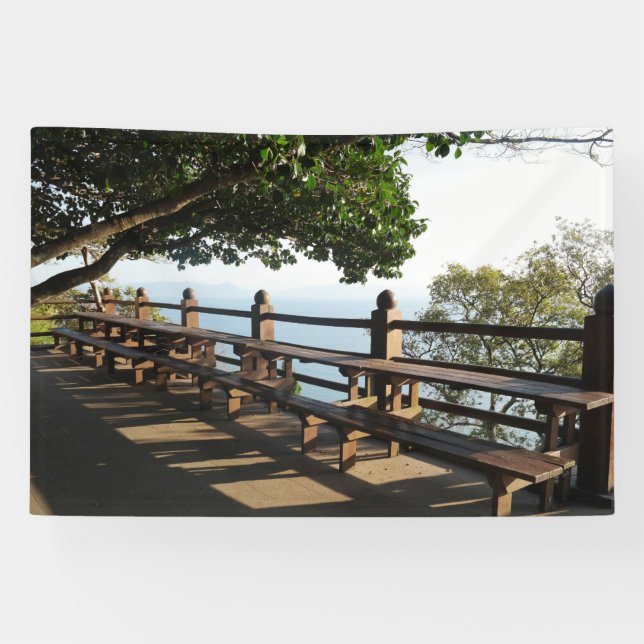 Mit einem Foto von Südkorea entworfen, bedruckt Banner (Horizontal)