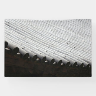 Mit einem Foto von Südkorea entworfen, bedruckt Banner