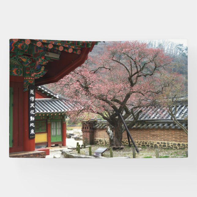 Mit einem Foto von Südkorea entworfen, bedruckt Banner (Horizontal)