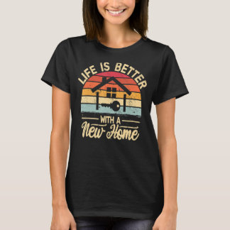 mit einem neuen Zuhause-Besitzer erstmalig Eigenhe T-Shirt