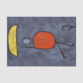 Mit einem Schirm von Paul Klee, Abstrakte Kunst Seidenpapier