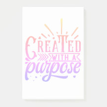 Mit einem Zweck erstellt