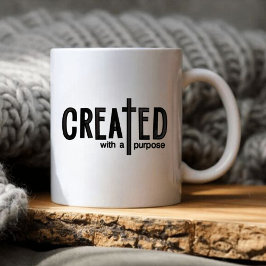 Mit einem zweckgebundenen Tasse-Kreuz erstellt Kaffeetasse