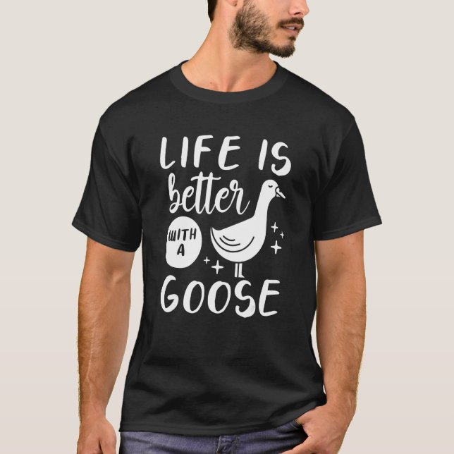 Mit einer Gans T-Shirt (Vorderseite)