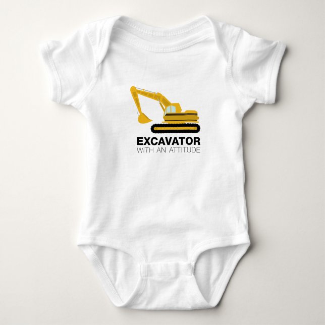 Mit einer gewissen Attitude Baby Strampler (Vorderseite)