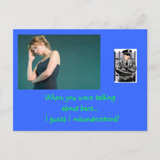 Mit einer humorvollen Postkarte bejubeln Sie Ihre 