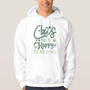 Mit einer Katze ist das Leben besser Hoodie