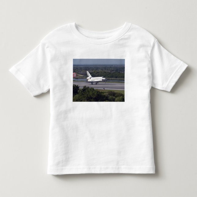 Mit einer Schubumlenkung ungefurcht 2 Kleinkind T-shirt (Vorderseite)