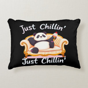 Mit Eis ruhig und einfach Chillin behalten Dekokissen