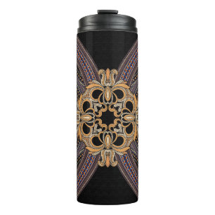 Mit eleganten und luxuriösen Mustern verziert. Rok Thermosbecher