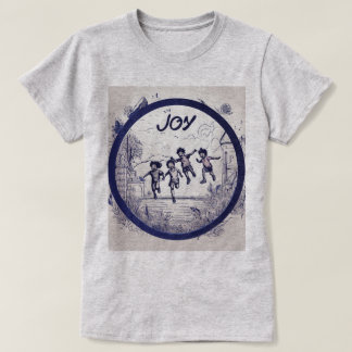 "Mit ewiger Freude: Lebhafter mehrfarbiger T - Shi T-Shirt