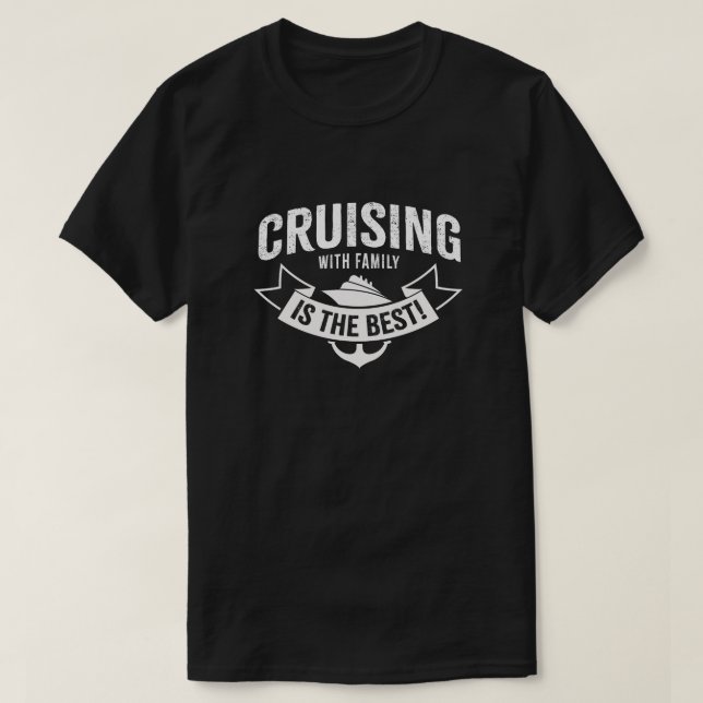 Mit Familie zu reisen ist das Beste! T-Shirt (Design vorne)