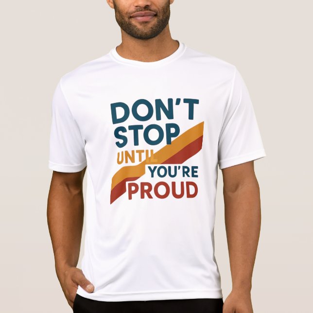 Mit Feuer gespeist T-Shirt (Vorderseite)