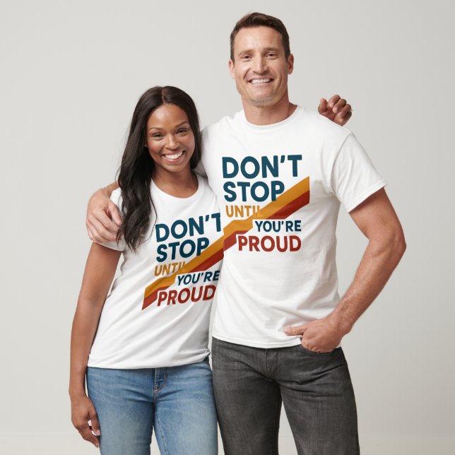 Mit Feuer gespeist T-Shirt (Unisex)