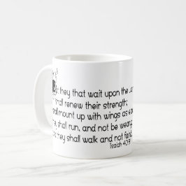Mit Flügeln als Adler Kaffeetasse