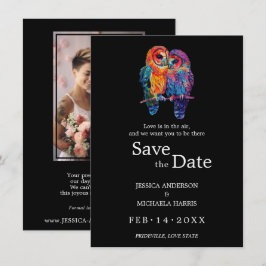 🌈 mit Foto LGBTQ Ewige Einheit Hochzeit Save The Date