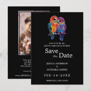 🌈 mit Foto LGBTQ Ewige Einheit Hochzeit Save The Date
