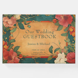 🌹 mit Foto Rose Romantik: Jugendstil-Splendor Gästebuch